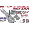 CTM TAC CNC hliníkový závěr Flatline Split slide pro TM Hi-Capa 5.1 - černý/šedý, CTM TAC 08