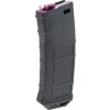 Amr Zásobník Mid-Cap pro M4/M16 typ A - černý, fialové ústí, tlačný, 250bb, Amarok 01