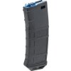 Amr Zásobník Mid-Cap pro M4/M16 typ A - černý, modré ústí, tlačný, 250bb, Amarok 01
