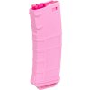 Zásobník Mid-Cap pro M4/M16 typ B - růžový, tlačný, 250bb, Amarok 01