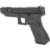 EIC Airsoftová pistole EC-1202 - černá, zlatá vnější hlaveň, kovový závěr, GBB, E&C 05