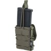 SPE Otevřená taktická sumka pro zásobníky M4/AK na MOLLE - olivová, Specna Arms 01