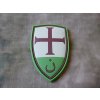 Plastové 3d patche 3D nášivka CRUSADER SHIELD JTG® - MC, Jackets to go 03