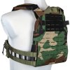 SPE Taktická vesta / nosič plátů SATAC QR III - Woodland, Specna Arms 06