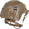 WSP Taktická helma EX s otvory - písková TAN, Wosport, HL-102 05