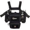 CONQUER Tactical Gear Modulární hrudní nosič / bandalír TITAN - černý, CONQUER Tactical Gear 01