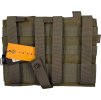 CONQUER Tactical Gear Sumka CVS s chlopní na MOLLE pro zásobník 3x M4 - Ranger Green, CONQUER Tactical Gear 02