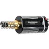 WARHEAD Bezkomutátorový CNC motor BLACK High speed 36k RPM - dlouhá osička, Warhead Industries 01