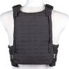 WSP Taktická vesta / Plate Carrier se sumkou na 3 zásobníky M4 - černá, Wosport 05