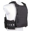 WSP Taktická vesta / Plate Carrier se sumkou na 3 zásobníky M4 - černá, Wosport 06