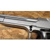 VÝPRODEJ - Airsoftová pistole Desert Eagle .50AE - stříbrná, GBB, CO2, CyberGun