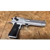 VÝPRODEJ - Airsoftová pistole Desert Eagle .50AE - stříbrná, GBB, CO2, CyberGun
