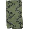 SPE Šátek Shemag Double Gun 110x105 cm - černá/zelená, Specna Arms 04