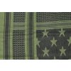 SPE Šátek Shemag Stars 110x105 cm - černá/zelená, Specna Arms 03
