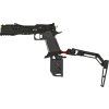 CTM TAC CNC snížený adaptér RIS pažby Hi-Capa - černý, CTM TAC 09