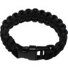 Mil-Tec Náramek Paracord Černý vel. S 01