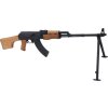 JGW Airsoftový kulomet RPK-1101 - celokov, pravé dřevo, EBB 05