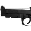 KJW Airsoftová pistole M9 A1, celokov, CO2 blowback - černá, stříbrná hlaveň 04