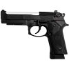 KJW Airsoftová pistole M9 A1, celokov, CO2 blowback - černá, stříbrná hlaveň 01