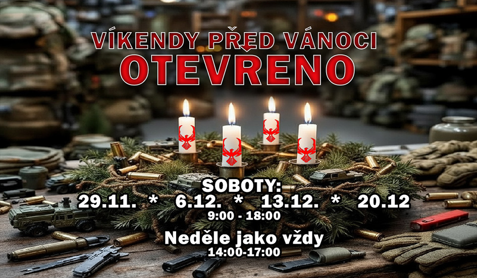 soboty před vánoci máme otevřeno