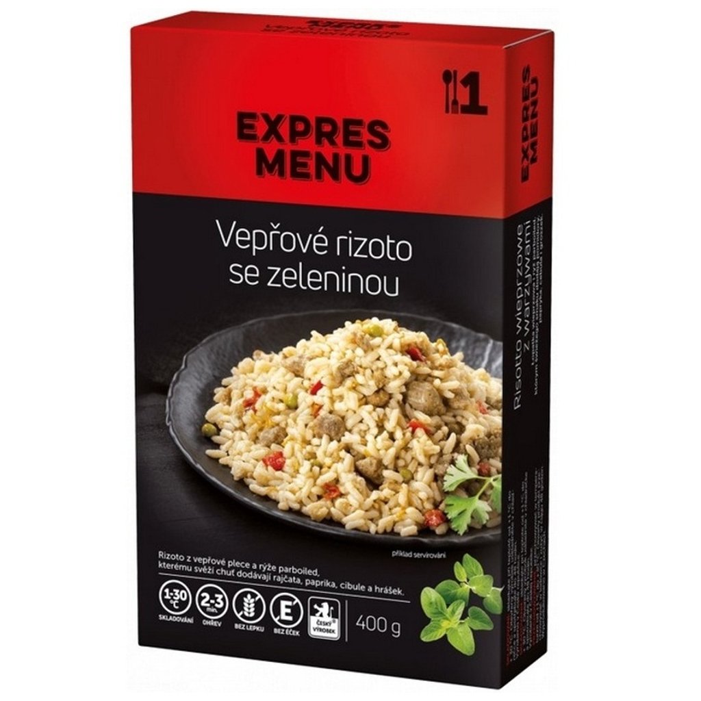 KM Pork risotto with vegetables (1 serving with 400g side dish) - Express menu