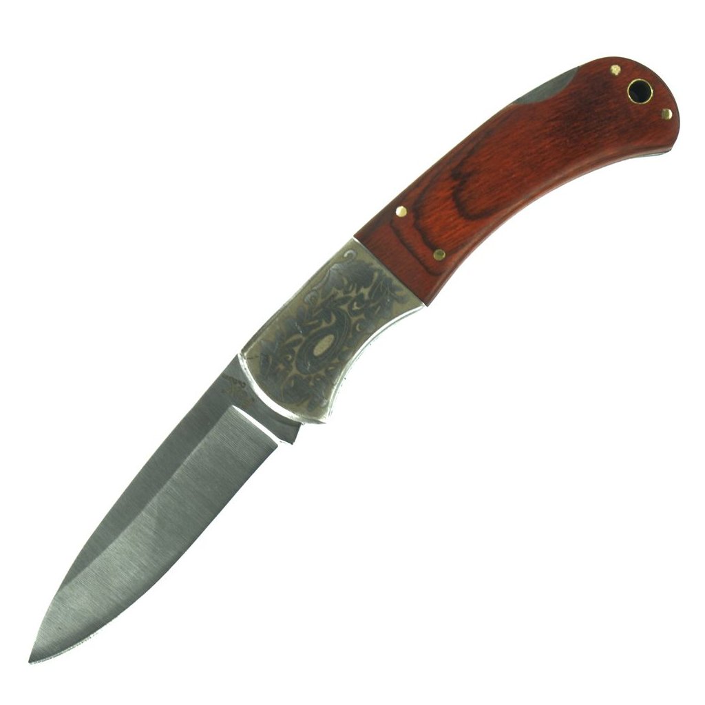 Jack Knife knife (wooden handle) - MFH