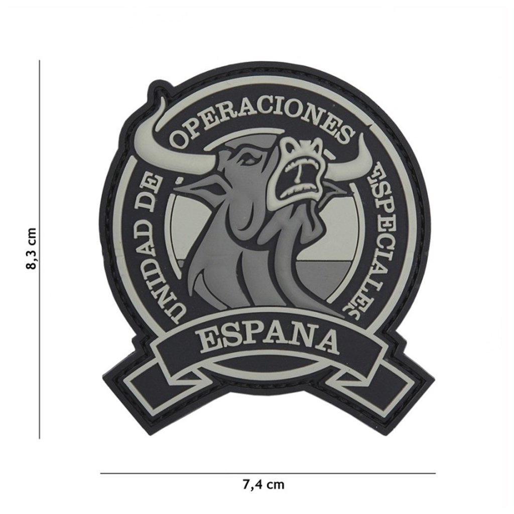 Espana Velcro patch (3D plastic) - grey (101 INC)