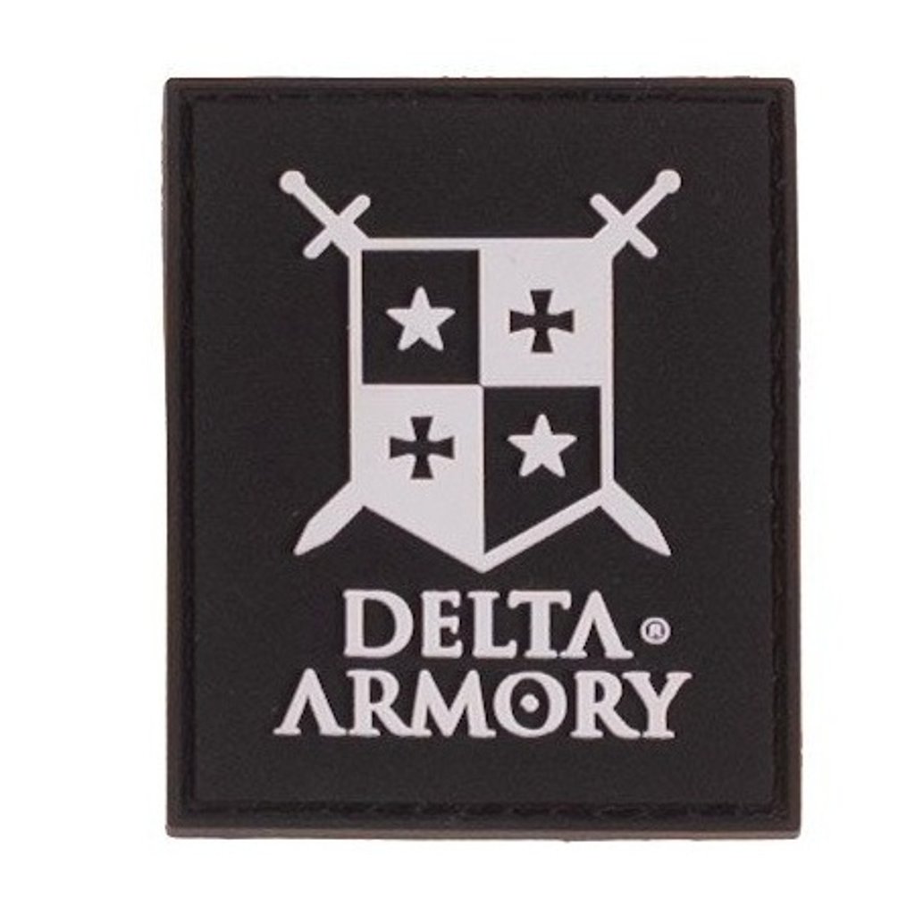 Nášivka Delta Armory (plast 3D) (černá) - Delta Armory