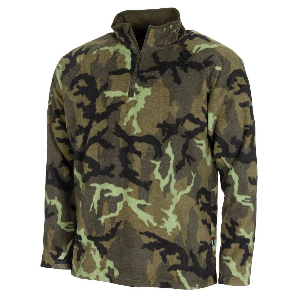 MFH Mikina Troyer Microfleece, long-sleeved, Vz.95 CZ camo