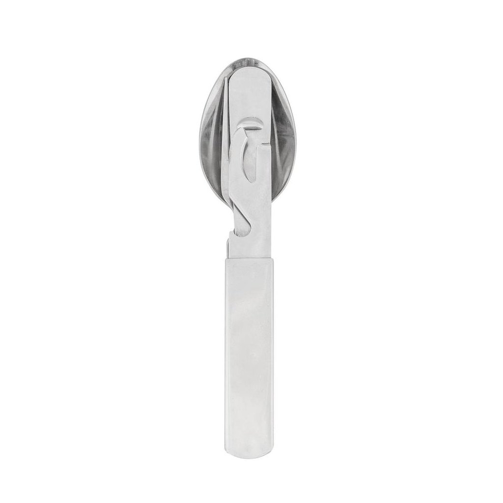 Pocket cutlery set made of stainless steel with can and bottle opener - HELIKON