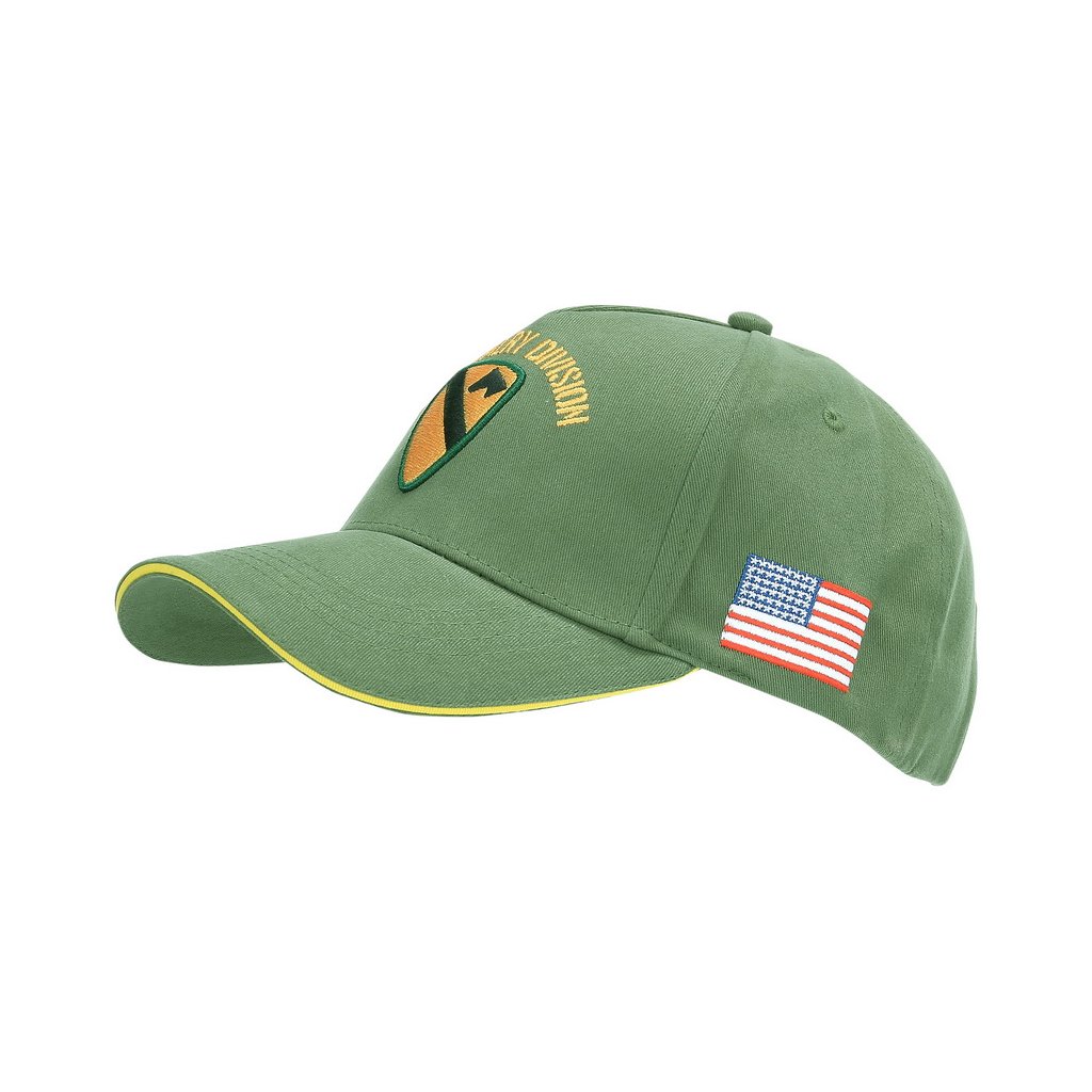 Fostex Baseball Cap US Cavalry WWII 3D, Olive