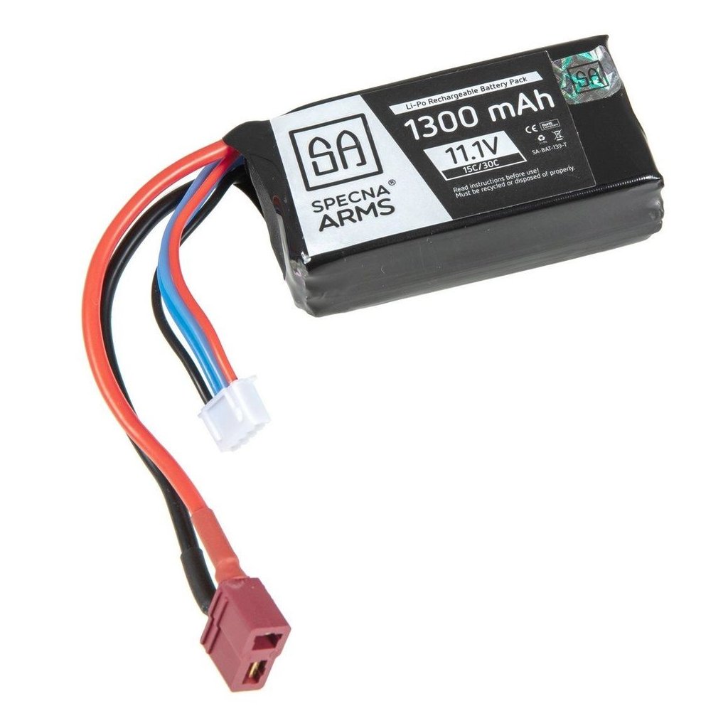 Akumulátor Li-Pol 11.1V/1300mAh (15/30C) T-konektor - Specna Arms Energy