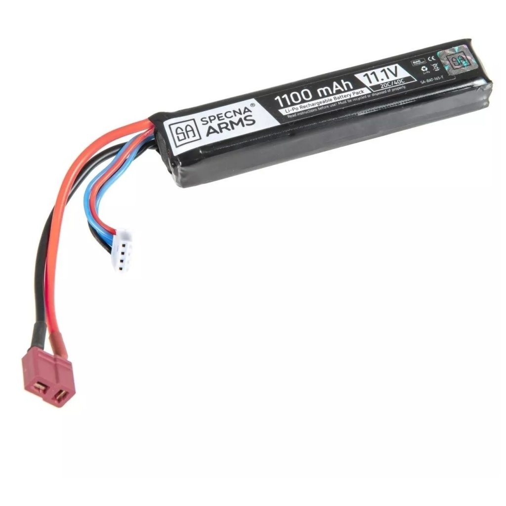 Akumulátor Li-Pol 11.1V/1100mAh (20/40C) T-Deans - Specna Arms Energy