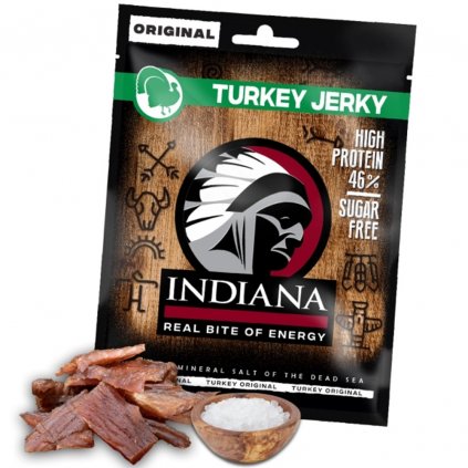 Jerky beef (krůtí) 25g original - INDIANA