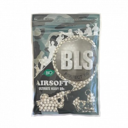 Airsoft kuličky BB BLS BIO Precision 0.45g/1000 (bílé)