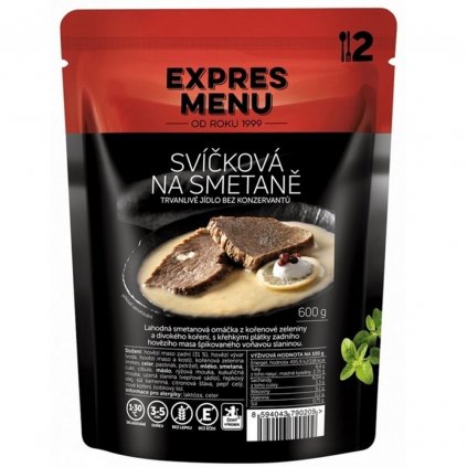 Svíčková na smetaně (2 porce 600g) - Expres menu