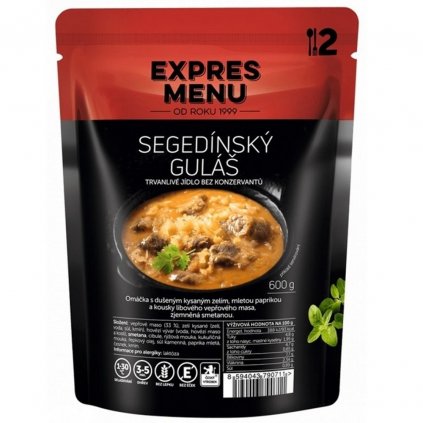 Segedínský guláš (2 porce 600g) - Expres menu
