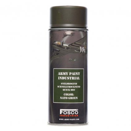 Barva Army Spray maskovací ve spreji 400ml (NATO Green) - FOSCO