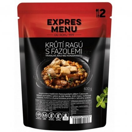 Turkey ragout with beans (2 servings, 600 g) - Express menu