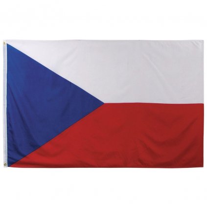 Česká vlajka, polyester, 90 x 150 cm