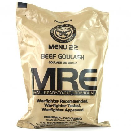 MRE Menu 22 BEEF GOULASH