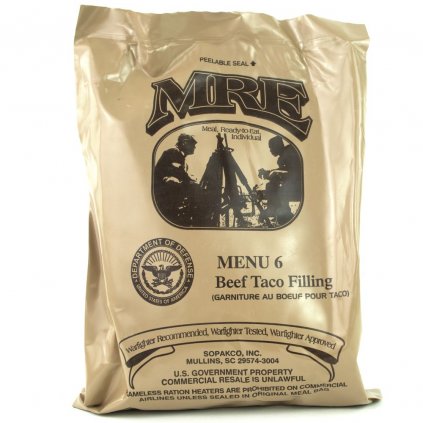 MRE Menu 6 Beef Taco