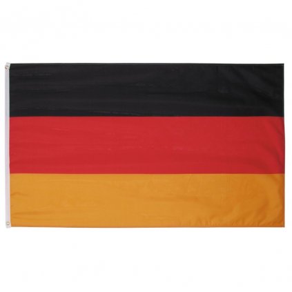 Německá vlajka, polyester, 90 x 150 cm