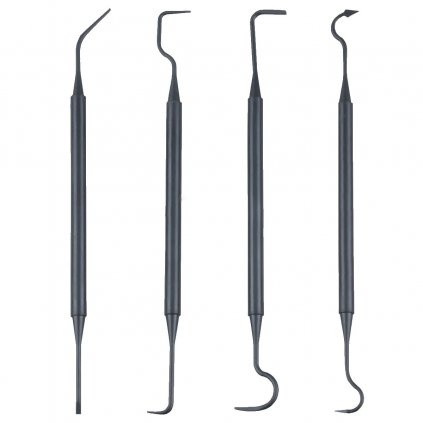 Cleaning tool set, 4 polymer hooks - Vector Optics