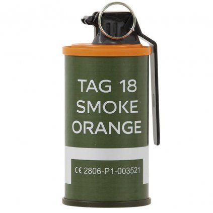 Taginn M18 Paintball Airsoft Rauchgranate mit Kipphebel USA ORANGE