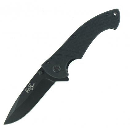 Nůž kapesní černý, délka: 19,5cm, čepel: 8,5cm