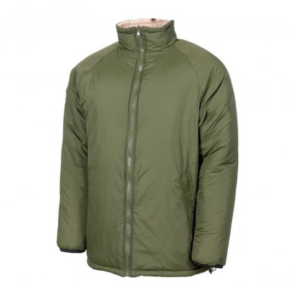 Termo Bunda GB (britská) Oboustraná zateplená (OD/khaki tan) - MFH