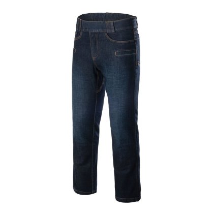 Kalhoty Greyman Tactical Jeans - Denim Mid (tmavě modré) (S) XLONG - HELIKON