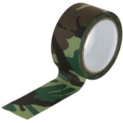 Maskovací páska textilní 5cmx10m (woodland)