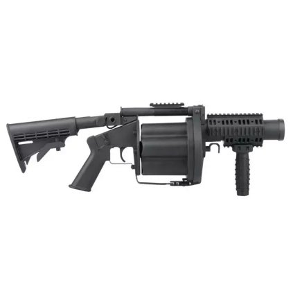 Granátomet na 6 patron 40mm AGX-GLM (černý) - ICS